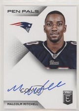 2016 Donruss Elite Pen Pals Malcolm Mitchell #PP-MM Auto 0nr3
