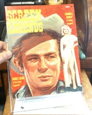 Vintage Screen Legends Magazine May 1965 Vol. One No. 1 James Dean Carrol Baker