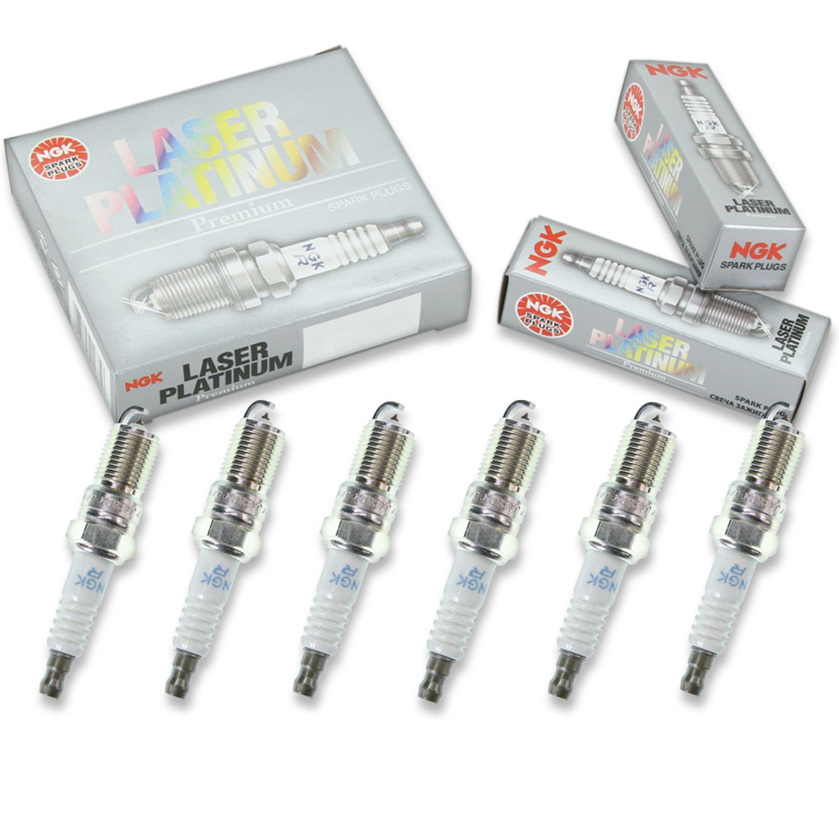 6 pcs NGK Laser Platinum Spark Plugs for 2009-2011 Mercury Mariner 3.0L  bl
