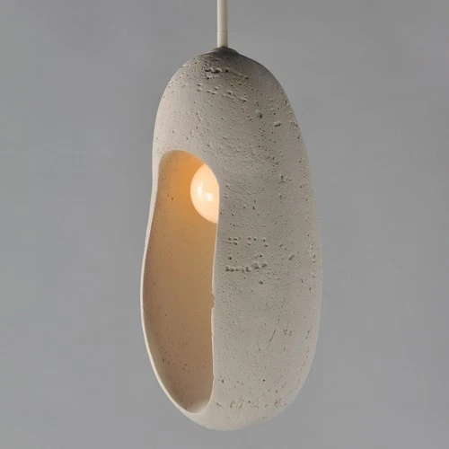ET2 E25214 Luna 9"W LED Mini Pendant - Chaulk White - Picture 3 of 5