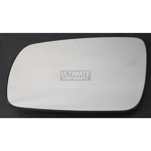 Wing Mirror Glass Audi A4 Saloon 1995-2001 Chrome Convex Heated Passenger Side