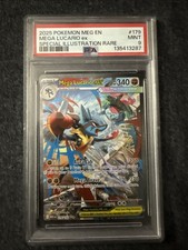2025 Mega Lucario ex 179/132 Mega Evoluzione Illustrazione Speciale Rara PSA 9