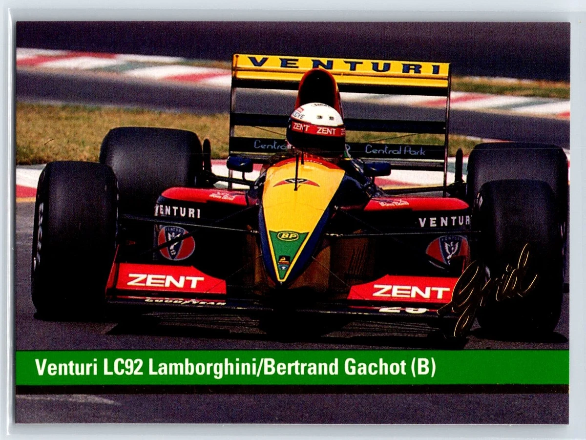 1992 Grid Motorcard Formula 1 - Bertrand Gachot #29 for sale | eBay