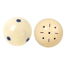 Billiard Practice Training Cue Ball, AAA-Grade PRO Cup Standard Black  Blue