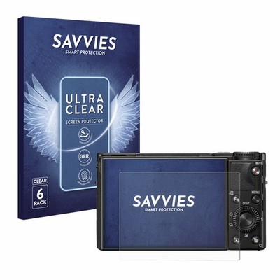 6x Schutzfolie für Sony Cyber-Shot DSC-RX100 VII / VIIA Displayschutz klar