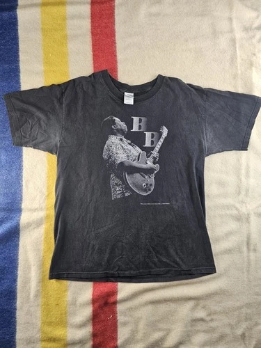 vintage Mens BB King 1998 Concert Tour Tee blues T Shirt Siz 1990s vintage concert t-shirt, vintage, single stitch, B+ condition