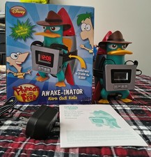 Disney Alarm Clock Radio Perry Platypus Awake-Inator Phineas & Ferb NIB NEW 