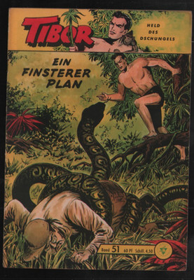 Tibor - Held des Dschungels (Lehning, 1961-1968) #51	Ein finsterer Plan (B5)
