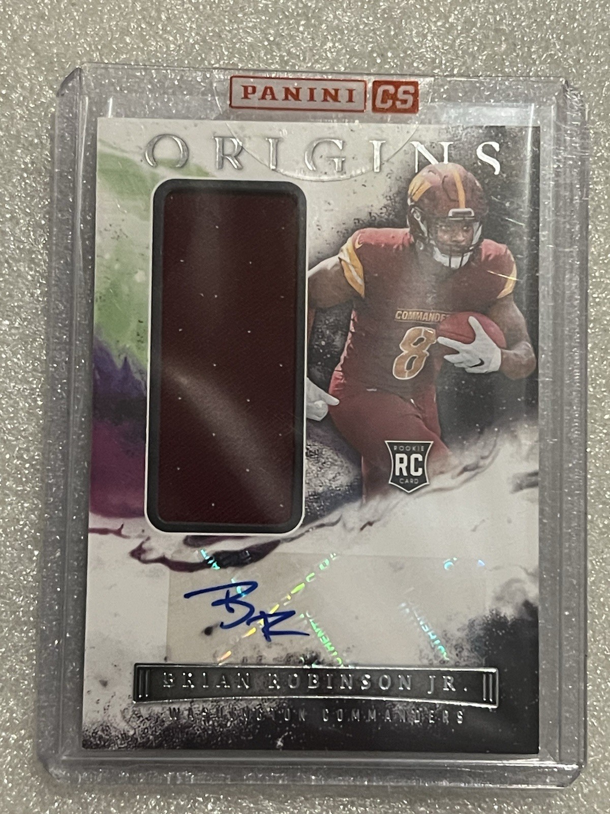 Brian Robinson Jr. Panini Origins #180 Signature
