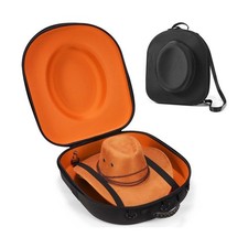 Livelab Hat Box for Travel - Crush Proof Cowboy Hat Holder Storage, Hard Trav...
