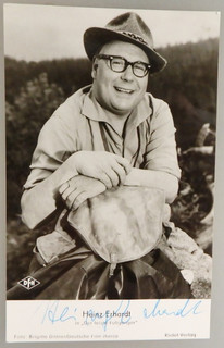 Autogramm Film TV Theater Schauspieler sowie Dichter Heinz Erhardt (132346)