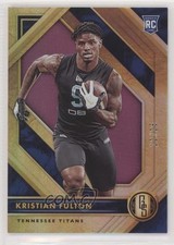 2020 Panini Gold Standard Rookies Rose Gold 12/25 Kristian Fulton #155 05db