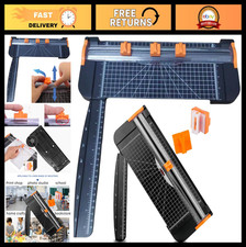 12" Portable A4 Paper Cutter Trimmer, Titanium Blades, Scrapbooking Tool, Safe