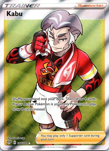 Kabu 186/189 Ultra Rare Darkness Ablaze Pokemon Holo Near Mint