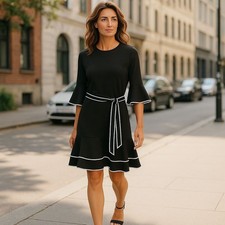 NEW YORK  COMPANY DRESS SIZE MEDIUM A 3 BLUE LABEL 