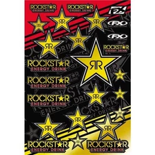 Factory Effex - 15-68700 - Rockstar Gold Reflective Sticker Kit
