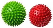 Therapist's Choice Pack of 2 Spiky Massage Balls, 2 Count Pack 1 , Green