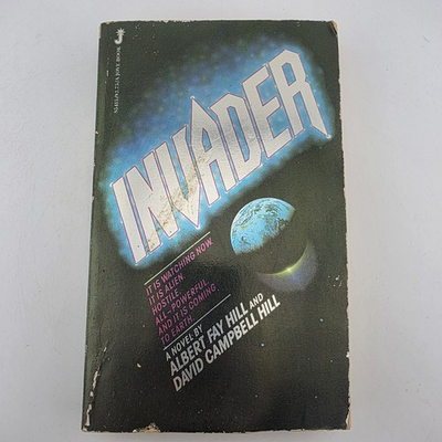 #ad #ad Invader by David Campbell and Albert Fay Hill 1981 Paperback Sci Fi 1st Print $7.47