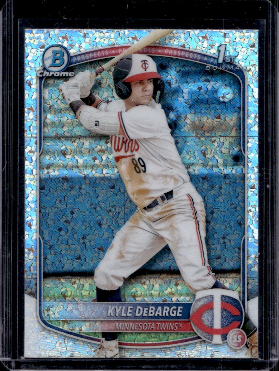 Kyle DeBarge 2025 Bowman Chrome #BCP-139 Mini Diamond Refractor