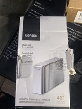 UGREEN Thunderbolt 40Gbps M.2 NVMe SSD Enclosure Brand new Sealed