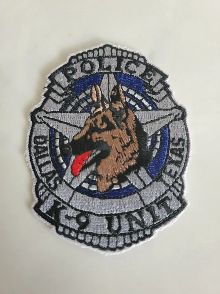 Parche de la unidad canina K9 del Departamento de Policía de Dallas Texas Foto 3 de 4