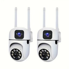 2pack outdoor Security Camera with Dual lens.. free 32g sd card with each camera
