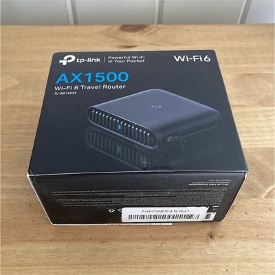 TP-LINK TL-WR1502X AX1500 Wi-Fi 6 Travel Router Dual-Band VPN Ethernet USB