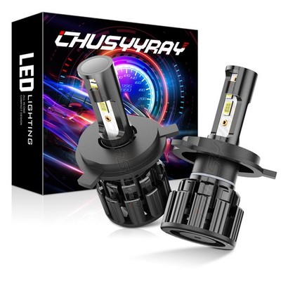 NEW H4 9003 Super White 120W Kit LED Headlight Bulbs High Low Beam Combo