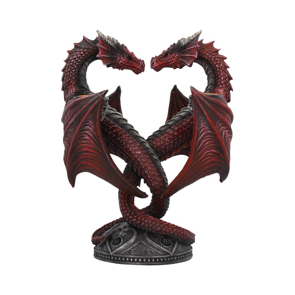 Dragon Heart Anne Stokes Valentines Edition romantic gothic candle holder