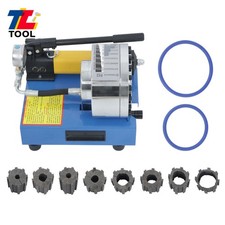 0.24"-1.1" Hose Crimper Hydraulic Hose Crimping Machine With 8 Set Magnetic Dies