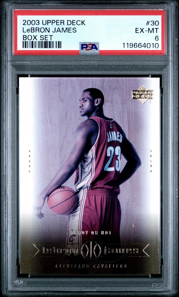 2003 UD LEBRON JAMES BOX SET #30 LEBRON JAMES PSA 6 | eBay