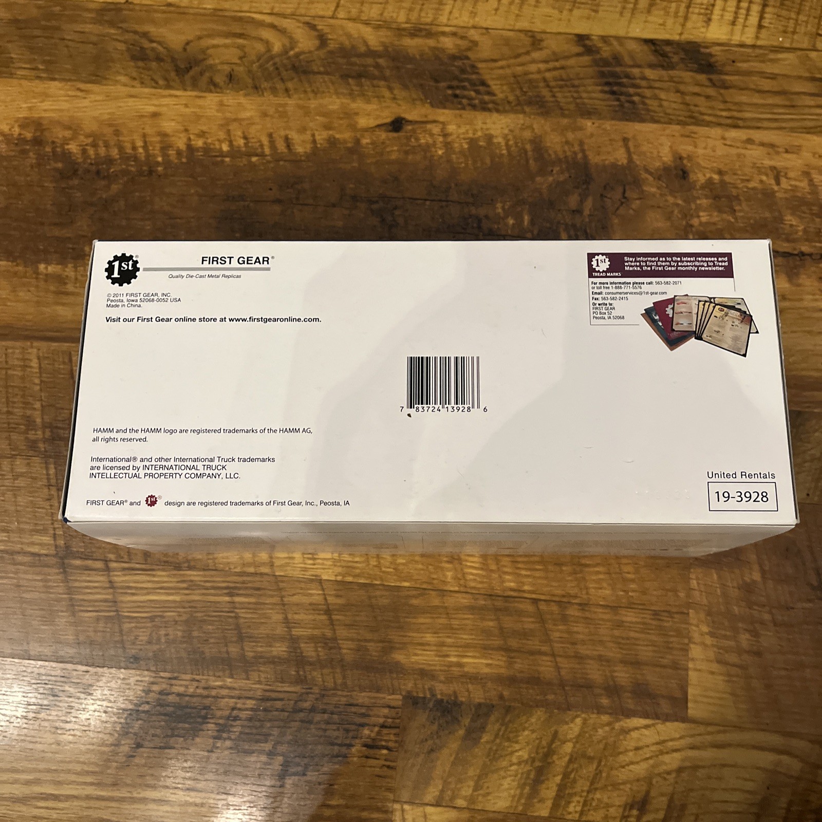 Collector's Series IX International Rollback & HAMM 3307 Compact Roller NIB