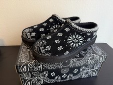 Size 8 - Bravest Studios Paisley Slippers -Black
