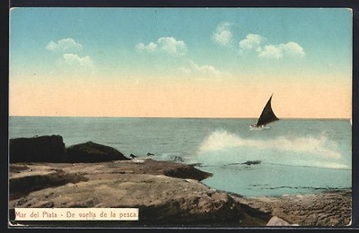 Mar del Plata, De vuelta de la pesca, Ansichtskarte 