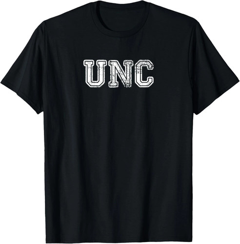 UNC T-Shirt, University of North Carolina Tar Heels College Fan Apparel Tee