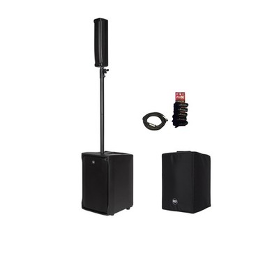 RCF EVOX J8 Active 12'' 2-Way 1400W Portable Line Array  + Cover & 20' XLR