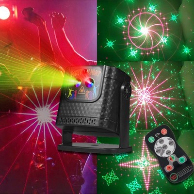 60 Pattern LED Laser Projector Stage Light RGB Disco DJ KTV Show Party Lighting