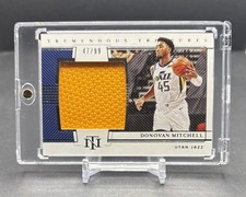 2020-21 PANINI NATIONAL TREASURES #TRE-DMC Donovan Mitchell Tremendous Patch /99
