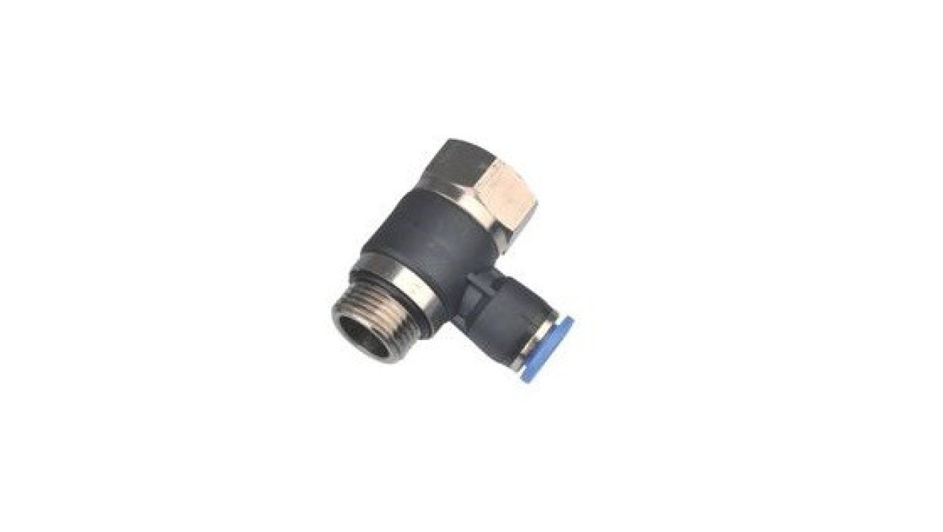 Banjo straight-through angle plug connector, male/female thread G3/8z - G /T2UK