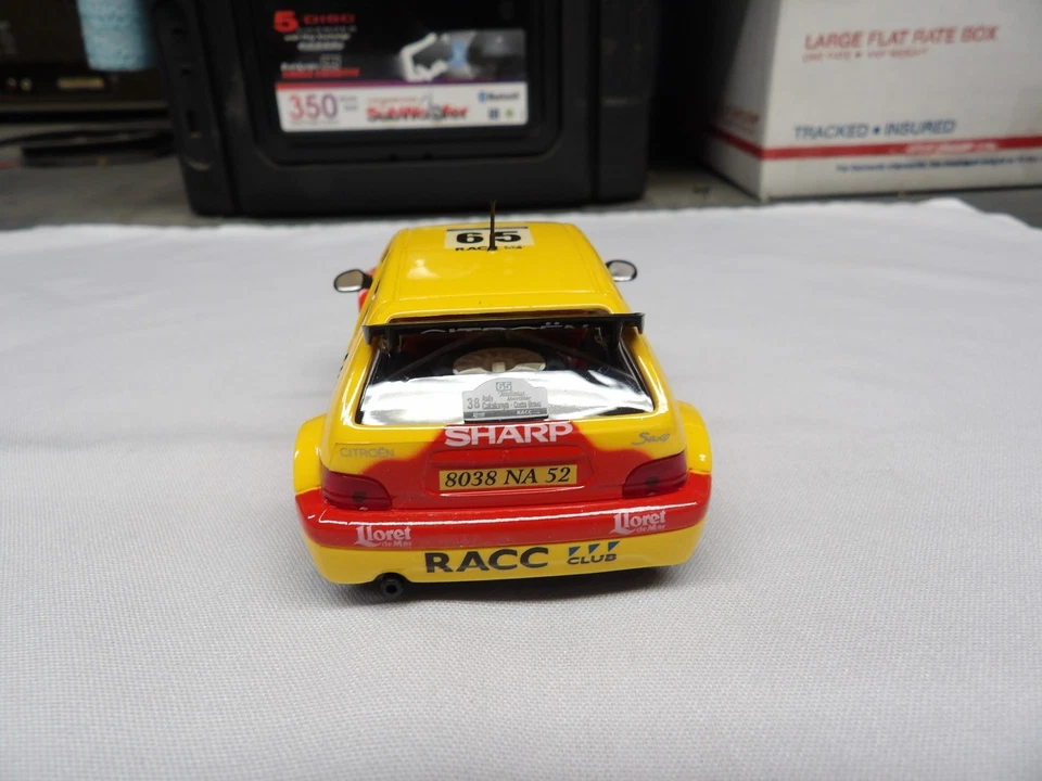 ninco 1/32 scale slot car  Citroen saxo #65 lloret de mar - Image 4 of 4