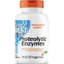 Doctor's Best Proteolytic Enzymes 90 Veg Caps