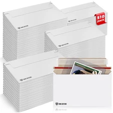 510-Pack Card Shipping Envelopes - 7 x 4.35 Inches Trading Cards Self-Adhesiv...