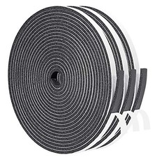 Weather Stripping Door Seal Strip 1/4" x1/8", New Adhesive 1/4"x1/8"x 50FT