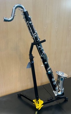 Yamaha YCL-621 Professional Wood Bass Clarinet, Beautiful Silver