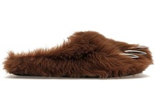 Bravest Studios Bear Claw Mule Brown Fur Sandals Size 8 Men  s New Fast Shipping