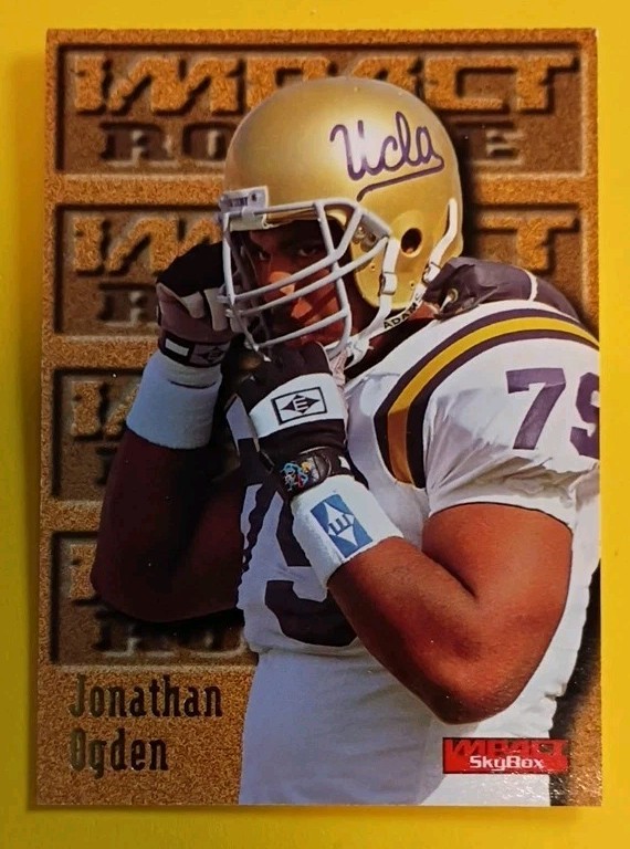 1996 SkyBox Impact #183 Jonathan Ogden HOF Rookie Card RC