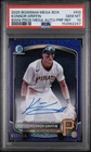 2025 Bowman Chrome Konnor Griffin #BMA-KG Purple Mojo Refractor auto /199 Psa 10