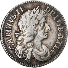 [#1048029] Great Britain, Charles II, 4 Pence, Groat, 1675, Silver, VF(30-35), K