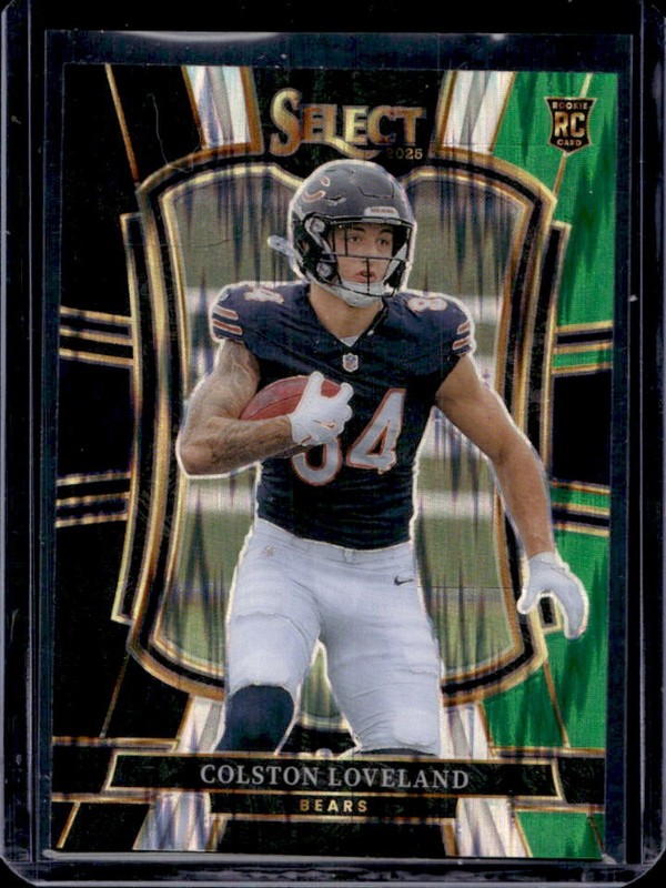 2025 Select Colston Loveland Premier Level RC Black and Green Prizm Shock #172