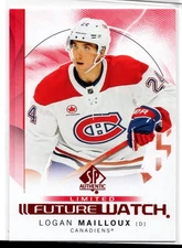 2024-25 Upper Deck SP Autenthic Future Watch Limited Logan Mailloux Montreal